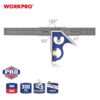 Угольник комбинированный с уровнем 300мм WORKPRO (алюминиевый) WP264002
