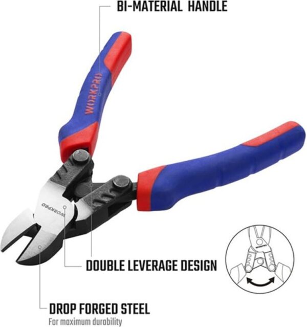 Бокорезы 180мм (7дюймов) для тяжелых работ WORKPRO WP231090