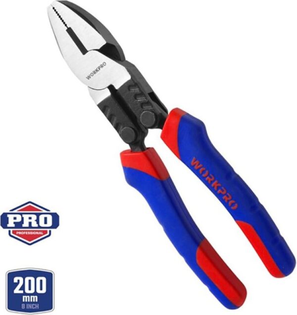 Плоскогубцы комбинированные 200мм (8 дюймов) для тяжелых работ WORKPRO WP231089