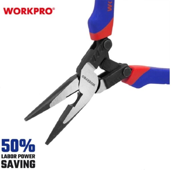 Длинногубцы 200мм (8 дюймов) для тяжелых работ WORKPRO WP231088