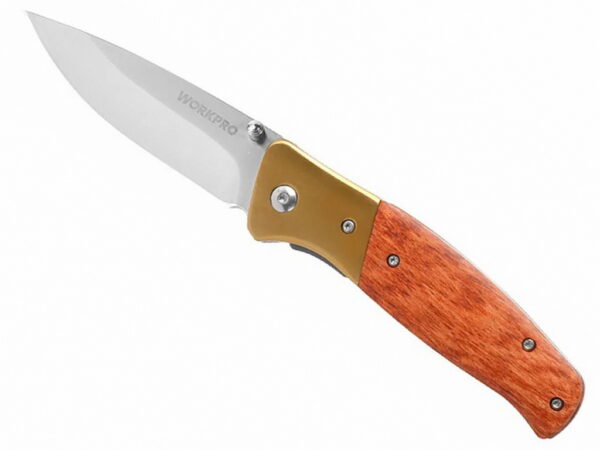 Нож складной WORKPRO лезвия 85 мм WP381012
