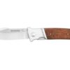 Нож складной с деревянной вставкой WORKPRO 115мм WP381001