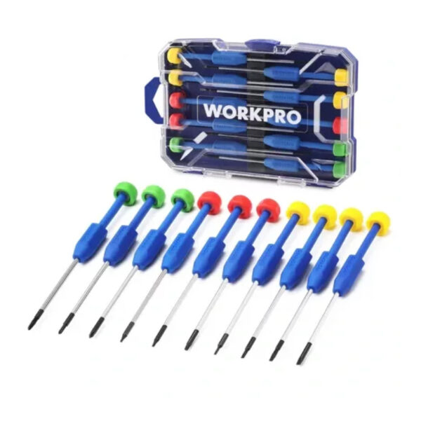 Набор прецизионных отверток WORKPRO 10шт. WP200530