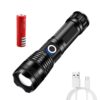 Фонарик Супер яркий 6 реж осв,200м,аккумул 2000mAH,16 часов,1500LM,зарядка USB-TYPE WORKPRO WP35100