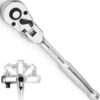 Трещотка 1/2  удлинённая с поворотной головкой WORKPRO WP271029