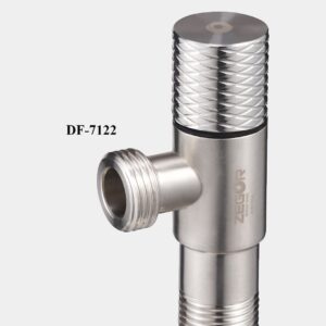 DF-7143 Приборный кран угловой нерж. 1/2*3/4 ZEGOR