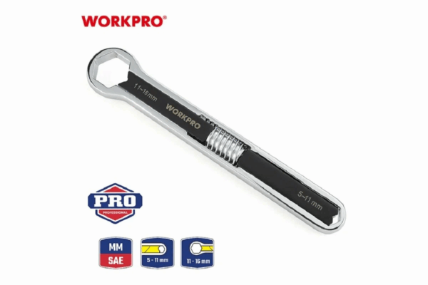 Ключ Разводной универсальный 5-16мм  WORKPRO WP272017