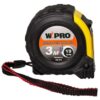 Рулетка WIPRO 3м*19мм,АБС-пластик+резина,одностор.разметка,нейлон.покр.,магнит.упор. 06-03