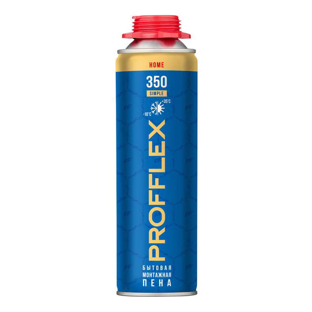 Пена монтажная PROFFLEX PRO 350 SIMPLE Пена монтажная PROFFLEX PRO 350 SIMPLE