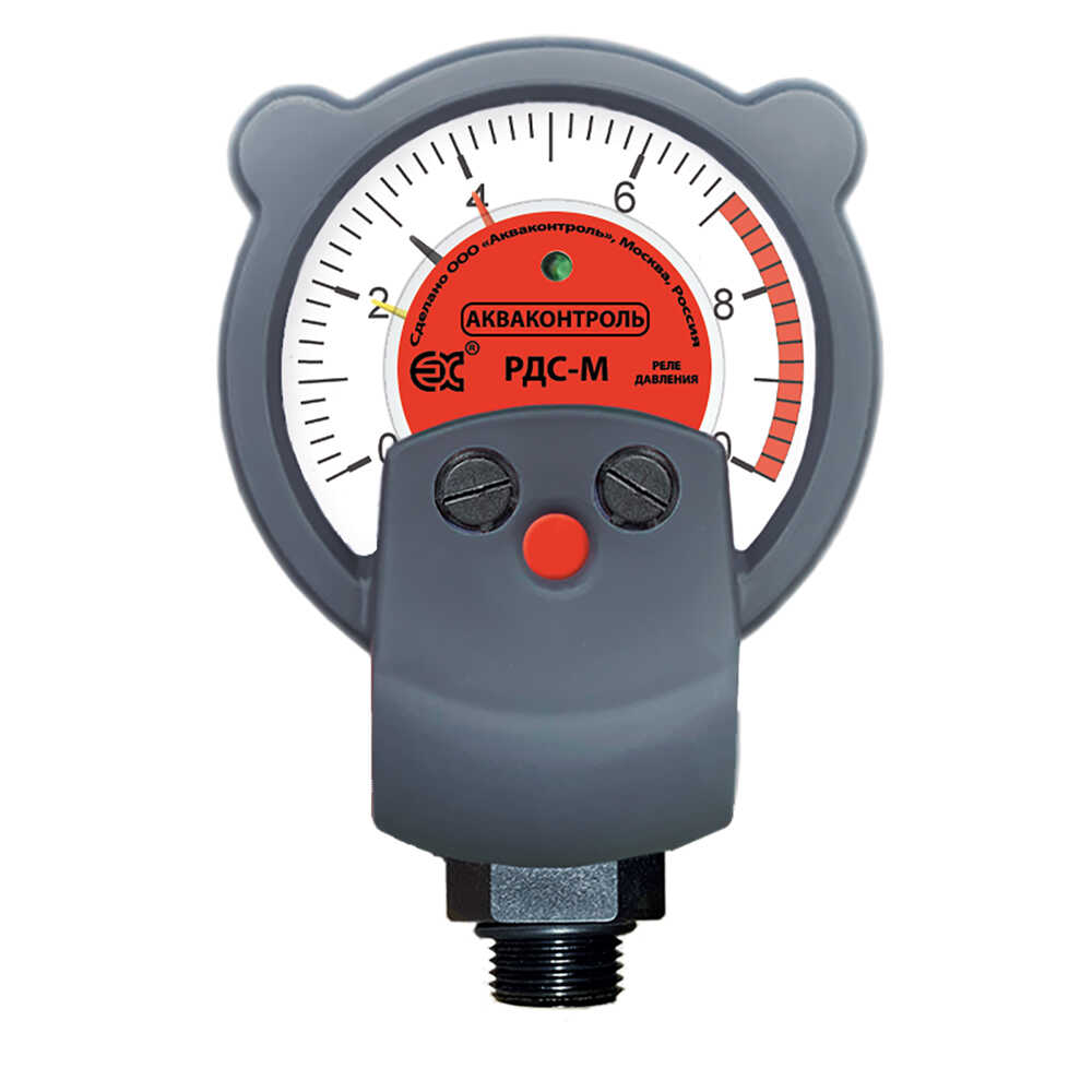 РДС-М Реле давлени стрелочное Extra Акваконтроль(1,5 кВт, G1/2", 30-180 сек)