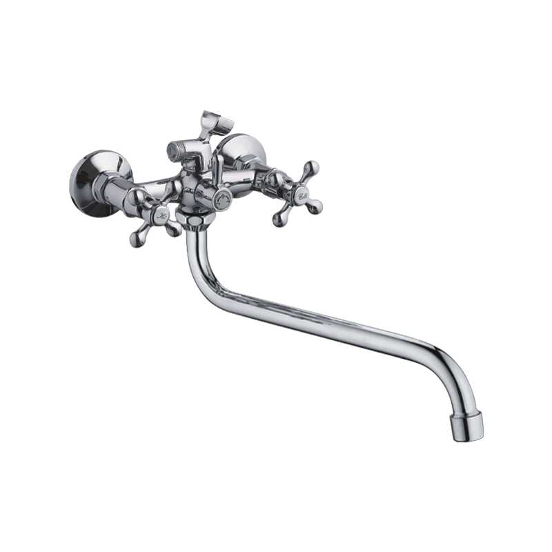 A7576 Смеситель для ванны и душа, двухрычажный (латунь)