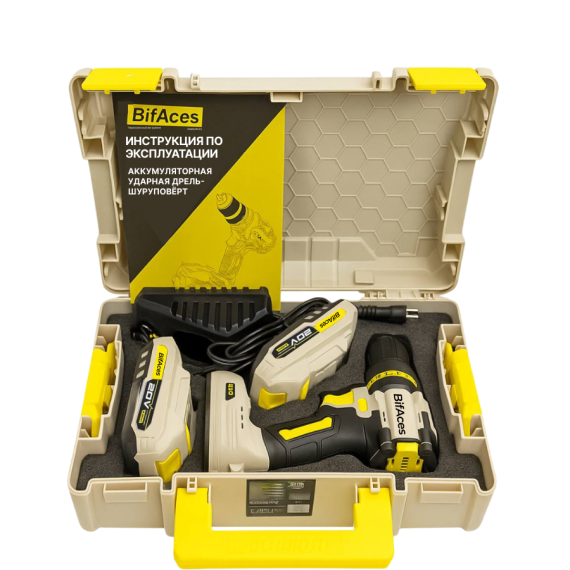 DLID-20 Аккумуляторная ударная дрель-шуруповерт BifAces (10)