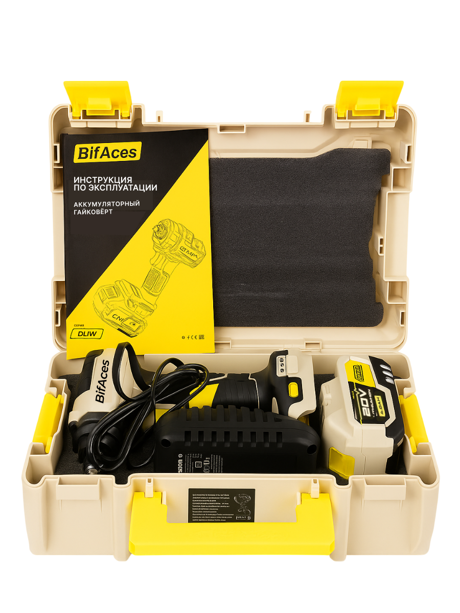 DLIW-40-600 Ударный аккумуляторный гайковерт BifAces(10)