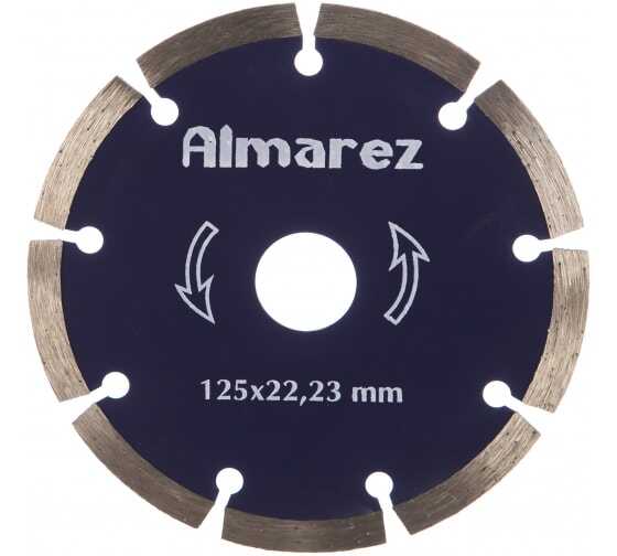 Диск отрезной алмазный сухой рез 125х22,23 мм "Almarez" Кирпич/блок 304125 Диск отрезной алмазный сухой рез 125х22,23 мм "Almarez" Кирпич/блок 304125