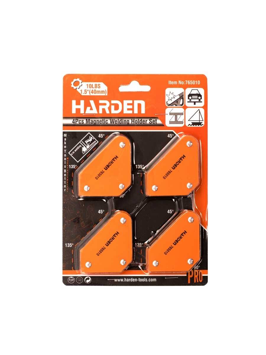 765010 Набор магнитов для сварки 4 предмета// HARDEN