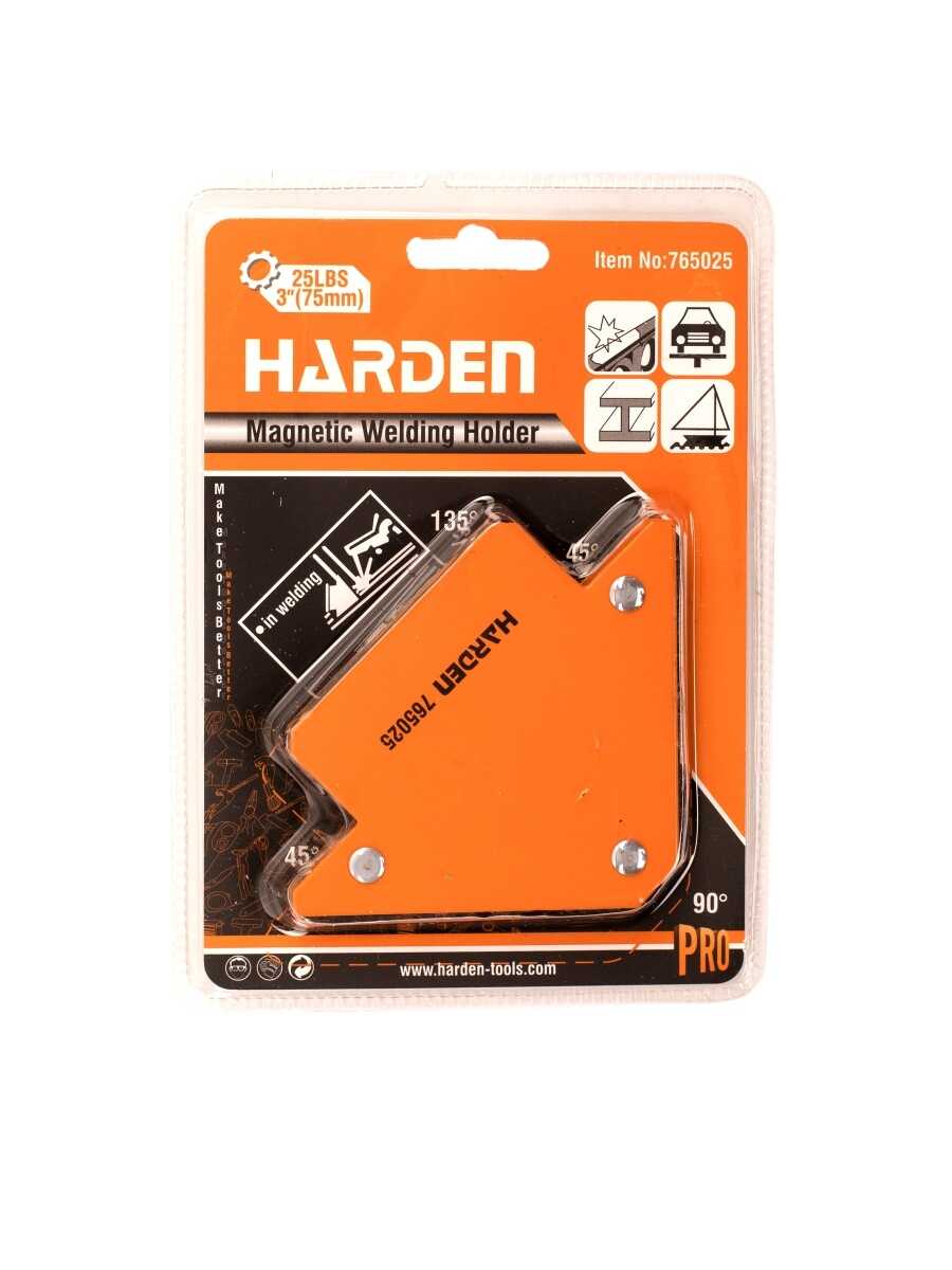 765025 Магнит угловой сварочный на 11 кг// HARDEN