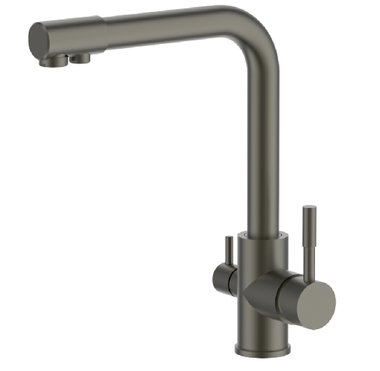 A5179AT-4 Смеситель для кухни с выходом для питьевой воды.Серый сатин