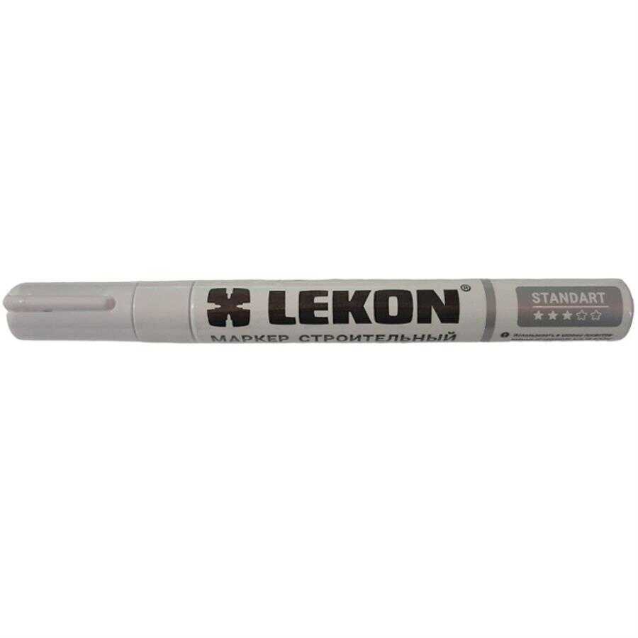 Маркер LEKON Standart 2мм с нитроэмалью 12/144/1152 БЕЛЫЙ 011902